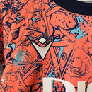 Kit Infantil Cadiz Edição Especial Macron 23/24 - Laranja com detalhes em azul e branco