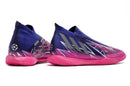Chuteira Adidas Predator Edge.1 IC Futsal - Azul e Rosa
