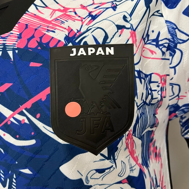 Camisa Seleção Japão Edição Especial 23/24 - Jogador Adidas Masculina - Branca com detalhes em manga do dragon ball