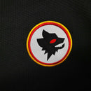 Camisa Roma III 23/24 - Torcedor Adidas Masculina - Preta com detalhes em vermelho e amarelo