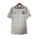 Camisa Retrô Barcelona Away 03/04 Torcedor Nike Masculina - Cinza