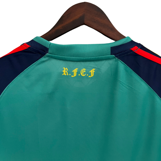 Camisa Retrô Seleção da Espanha Goleiro 2010 - Adidas Masculina - Azul