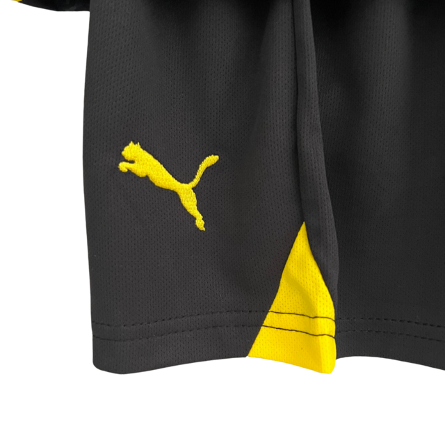 Kit Infantil Borussia Dortmund II 23/24 - Puma - Preto