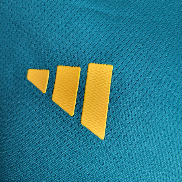 Camisa LA Galaxy II 23/24 -Jogador Adidas Masculina - Verde com detalhes amarelo e vermelho