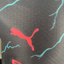 Camisa Manchester City II 23/24 - Jogador Puma Masculina - Azul com detalhes em rosa