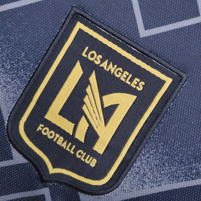 Camisa Los Angeles FC I 22/23 - Torcedor Adidas Masculina - Preta com detalhes em dourado