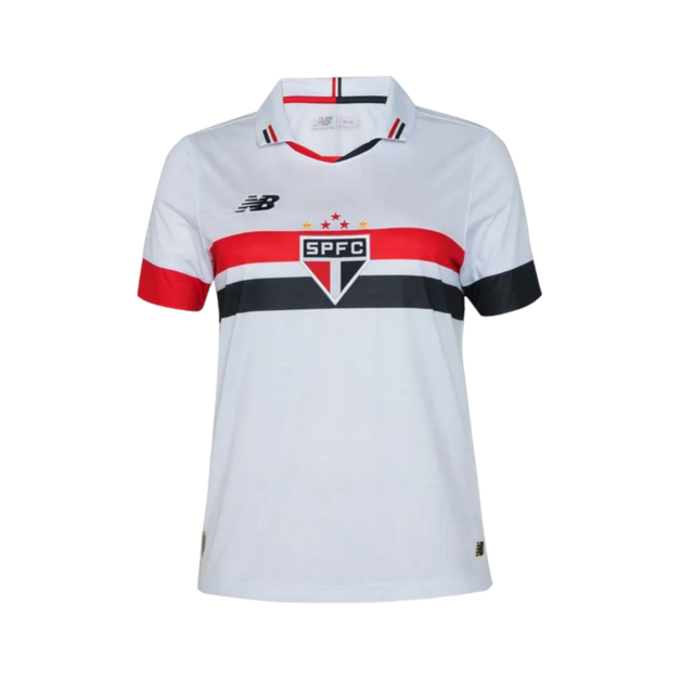 Camisa São Paulo I 24/25 -  New Balance Feminina - Branca