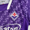 Kit Infantil Fiorentina I Kappa 23/24 - Roxo com detalhes em branco