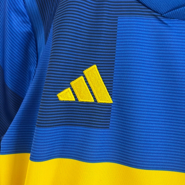 Kit Infantil Boca Juniors I 23/24 Adidas - Azul e amarelo