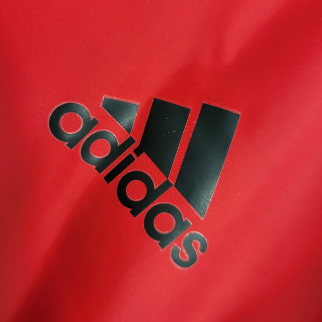 Jaqueta Corta-Vento São Paulo 23/24 Masculino Adidas - Vermelho com detalhes em preto