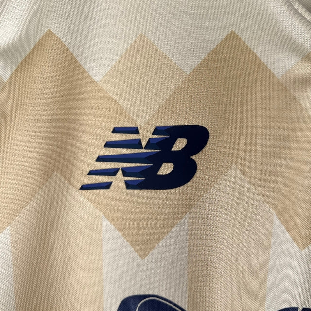 Kit Infantil Porto II New Balance 23/24 - Dourado com detalhes em azul