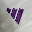 Camisa Flamengo II 23/24 Torcedor Adidas - Branca com detalhes em roxo