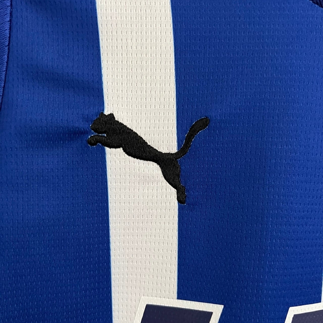 Kit Infantil Alaves I Puma 23/24 - Azul e branco com detalhes em preto