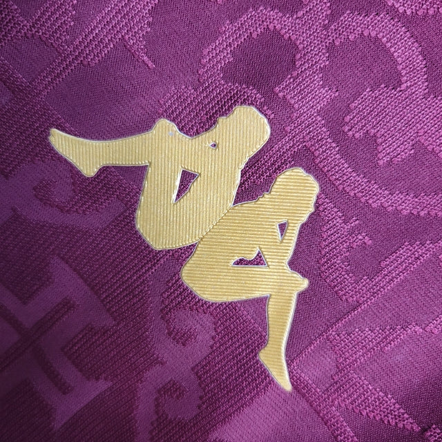 Camisa Vasco da Gama Edição Especial 22/23 Kappa Torcedor Masculino - Vinho com detalhes em dourado verde e amarelo