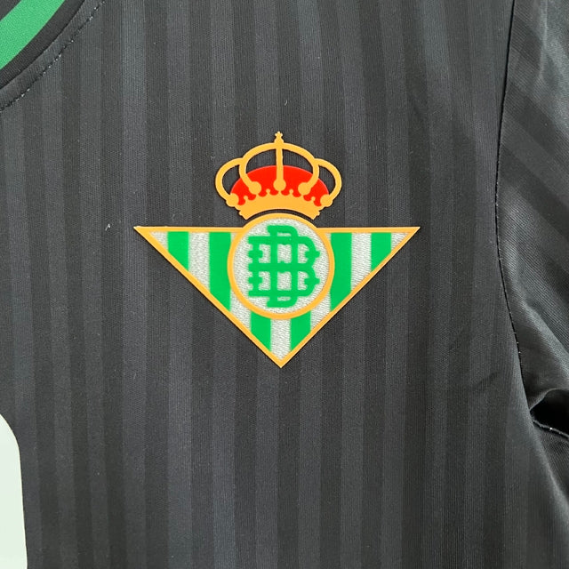 Kit Infantil Real Betis III Hummel - Preto com detalhes em verde e branco
