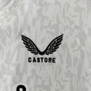 Kit Infantil Atlético de Bilbao III 23/24 Castore - Branco com detalhes em vermelho e preto