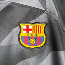 Kit Infantil Barcelona Goleiro Nike 23/24 - Preto com detalhes em branco