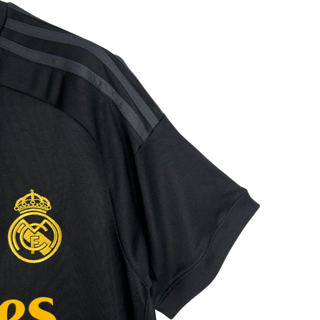 Camisa Real Madrid Third 23/24 Torcedor Adidas Masculina - Preta