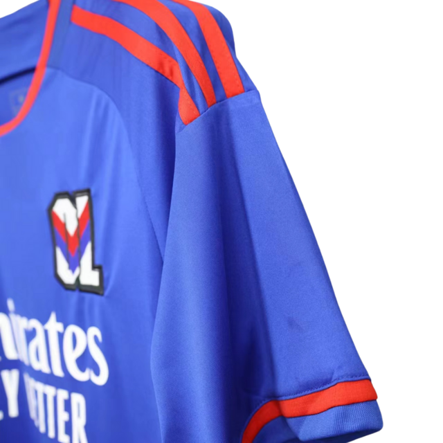 Camisa Lyon Away 23/24 - Torcedor Adidas Masculina - Azul