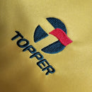 Camisa Seleção Brasileira Retrô I 88/90 Topper Torcedor Maculina - Amarela com gola verde