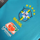 Jaqueta Corta-Vento Brasil 22/23 Masculino Nike - Azul com detalhes em amarelo