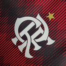 Camisa Flamengo I 23/24 Torcedor Masculina - Vermelho e preto tradicional
