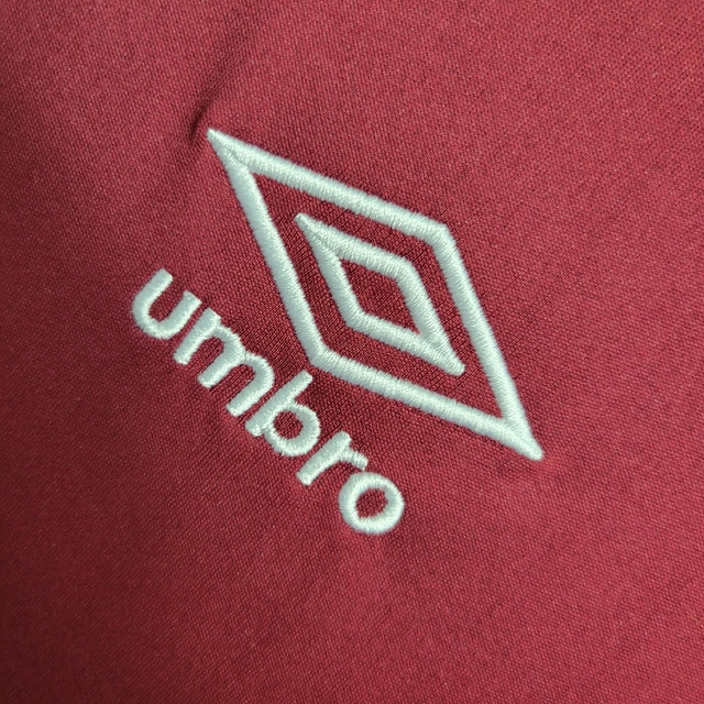 Camisa Fluminense Treino I 23/24 -  Umbro Feminina - Tricolor com detalhes verde