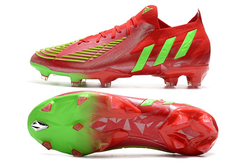 Chuteira Adidas Predator Edge.1 low FG - Vermelho
