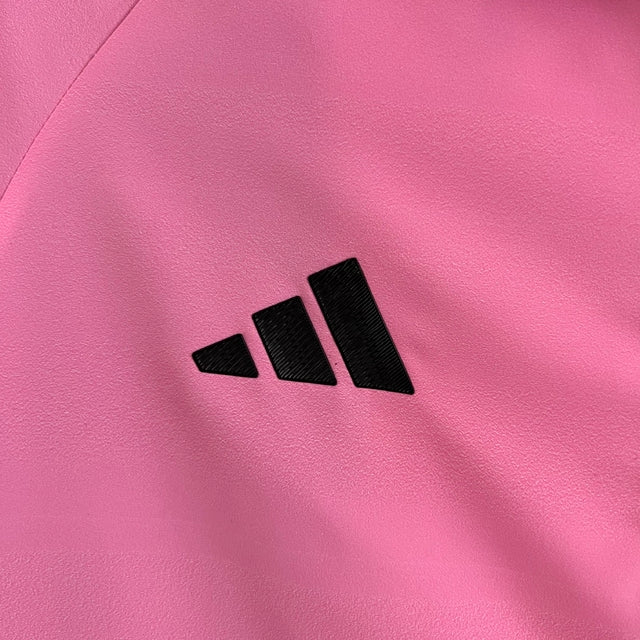 Jaqueta Corta-Vento Inter Miami 23/24 Masculina Adidas - Rosa e preta