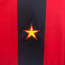 Camisa Retrô AC Milan 1990/1991 - Masculina Adidas - Vermelha e preta