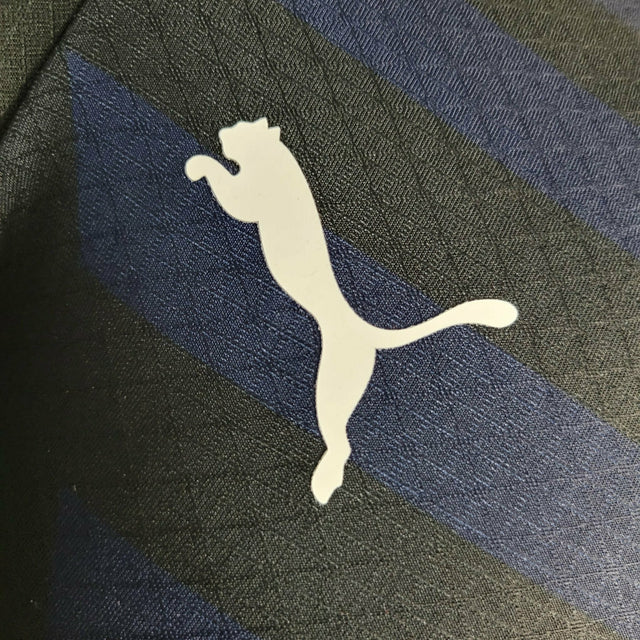 Camisa Al-Hilal III 23/24 - Jogador Puma Masculina - Azul com detalhes em preto e branco