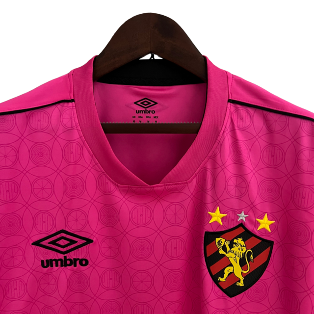 Camisa Sport Recife Edição Especial Pink 23/24 Torcedor Umbro Masculina - Rosa