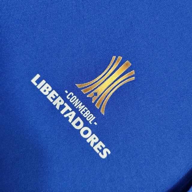 Camisa Flamengo Polo Edição Especial Conmebol 23/24 Torcedor Masculina - Azul com detalhes em branco