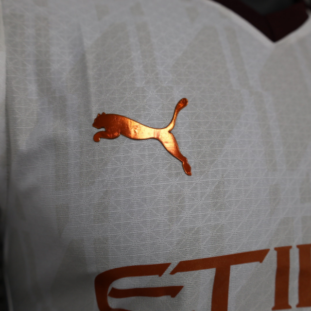Camisa Manchester City Away 23/24 Jogador Puma Masculina - Branca