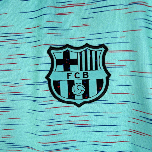 Camisa Barcelona III 23/24 Torcedor Nike Masculina - Azul Claro