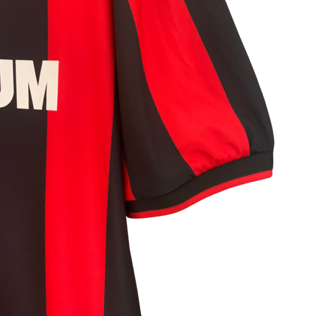 Camisa Retrô AC Milan 1990/1991 - Masculina Adidas - Vermelha e preta