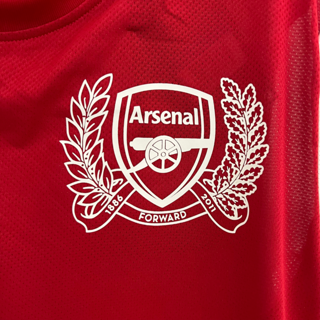Camisa Arsenal Retrô 2011/2012 Vermelho - Nike