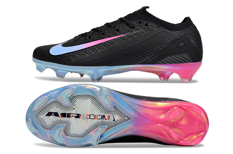 Chuteira Campo Nike Air Zoom Mercurial Vapor 16 Elite FG - Preto e Rosa