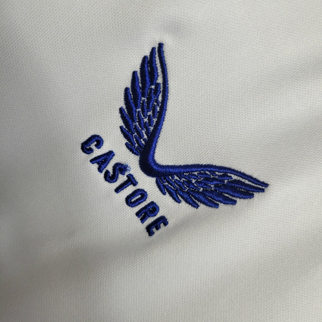 Kit Infatil Rangers II Castore 23/24 - Branco com detalhes em azul e vermelho