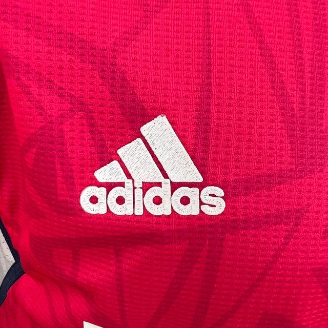 Camisa Porcinos I 23/24 - Jogador Adidas Masculina - Rosa com detalhes em branco