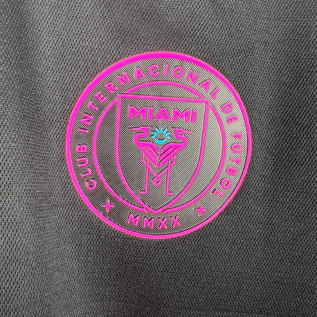 Camisa Inter Miami II 23/24 -  Adidas Feminina - Preta com detalhes em rosa e azul