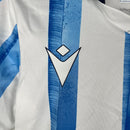 Kit Infantil Real Sociedad I Macron 23/24 - Branco com detalhes em azul