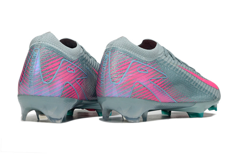 Chuteira Nike Campo Air Zoom Mercurial Vapor 16 Elite FG - Azul e Rosa