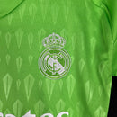 Kit Infantil Real Madrid Goleiro Adidas 23/24 - Verde com detalhes em branco
