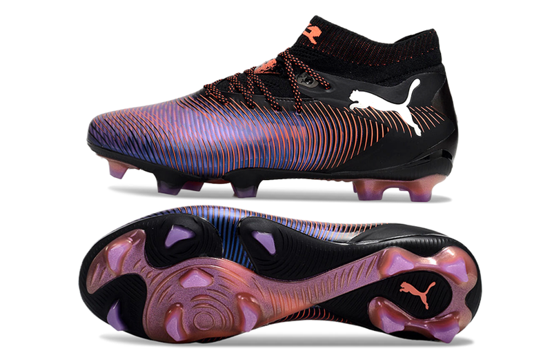 Chuteira Campo Puma Future 8 Ultimate FG - Preto/Roxo