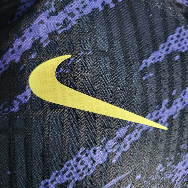 Camisa América do México II 22/23 - Jogador Nike Masculina - Azul com detalhes em amarelo