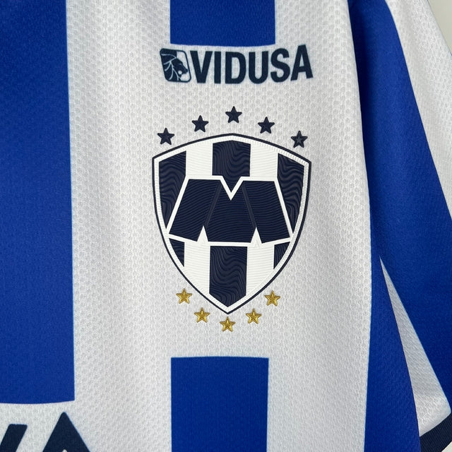 Camisa Monterrey do México I 23/24 - Torcedor Puma Masculina - Azul com detalhes em branco
