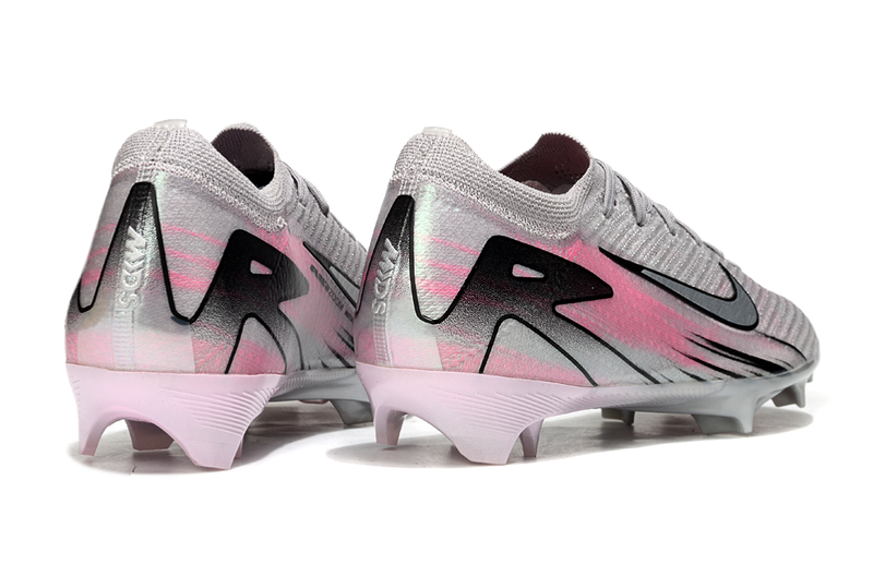 Chuteira Campo Nike Air Zoom Mercurial Vapor 16 Elite FG - Silver e Rosa