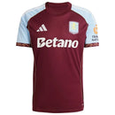 Camisa Aston Villa I 25/26 - Torcedor Adidas Masculina - Vinho e azul