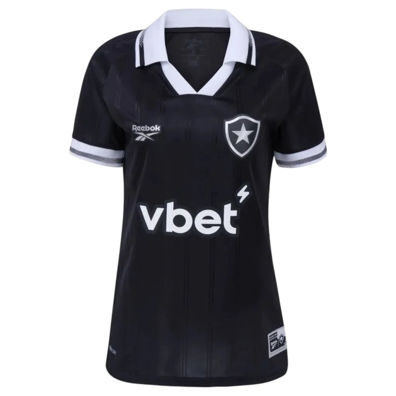 Camisa Botafogo II 25/26 - Torcedor Reebok Feminina - Preta
